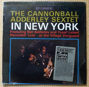 Cannonball Adderley（キャノンボール・アダレイ）LP「In New York」US盤シュリンク付き OJC-142 (RLP-9404) 1984年再発盤