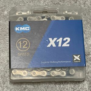 【3月末までの特別価格】KMC X12 12速用チェーン シルバー ブラック