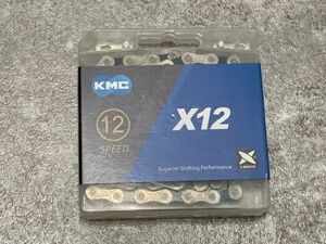 【3月末までの特別価格】KMC X12 12速用チェーン シルバー ブラック