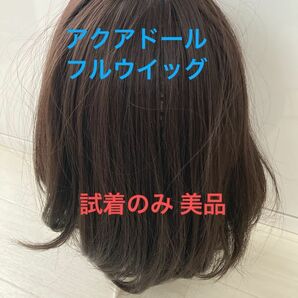 【試着のみ】アクアドール フルウイッグ ココアブラウン