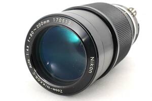 Nikon ニコン Zoom-NIKKOR-C Auto 80-200mm F4.5 Ai 高倍率ズーム オールドレンズ