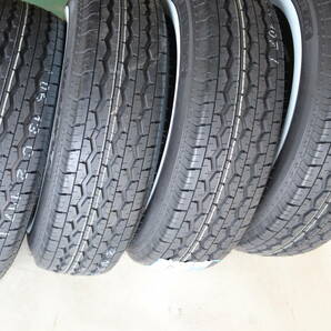 ハイエースに 新品4本セット ネオムーン2 15×6J+33 139.7/6 195R15 荷重対応 ホワイトリボンタイヤ付き 即納可能 業販ＯＫの画像8