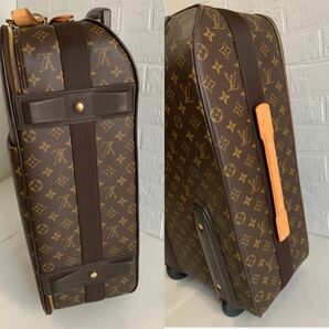 ☆美品 LOUIS VUITTON ルイヴィトン モノグラム ペガス55 スーツケース キャリーバッグ キャスター付 M23294 出張 トラベル 旅行鞄の画像3