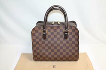 中古 LOUIS VUITTON ハムステッドPM ダミエ アズール N51207 トートバッグ ショルダー 肩掛け ハンド バッグ ルイヴィトン USED品_画像1