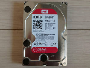 〓 WesternDigtal WD Red WD30EFRX-68EUZN0 3.5インチ内蔵HDD 3TB 〓