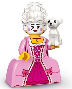 即決　新品　未使用　LEGO レゴ 71037 ミニフィグ シリーズ 24　 ロココ朝貴婦人　ミニフィギュア　チワワ