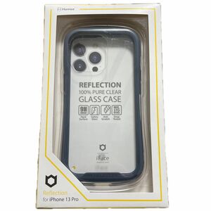 iPhone 13 Pro iFace Reflection 強化ガラスクリアケース 41-933183（ネイビー）