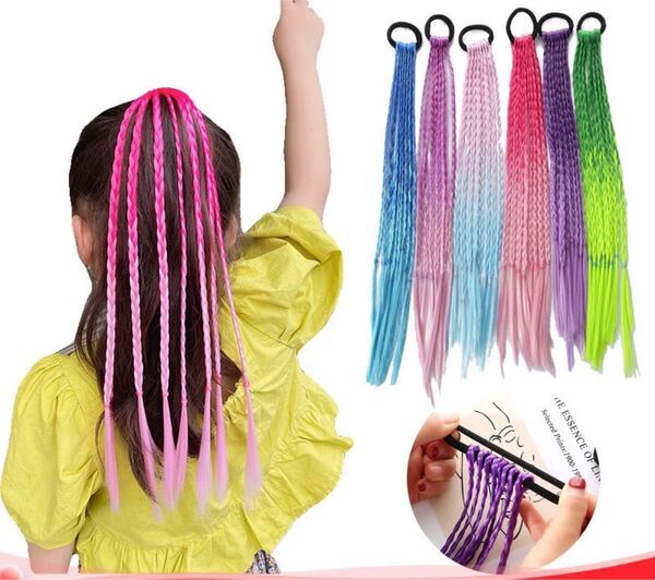 キッズ子供 ヘアアクセサリー 8本三つ編み 1点 在庫用確認