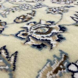 手織りペルシャ絨毯 新品 ナイン産 175cm × 120cm ラグ、カーペット 寝室、リビングサイズ Ni137/2639の画像5