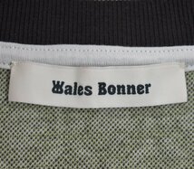 Wales Bonner/ウェールズボナー　24SS　パワートラックトップ　ジップアップジャージジャケット　MS24JE25 　サイズ：S　カラー：グリーン_画像3