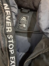 クリーニング済　ダウンジャケット ノースフェイス ブラック THE NORTH FACE 黒 ヌプシ　ロングダウン　メンズL　_画像5