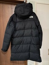 クリーニング済　ダウンジャケット ノースフェイス ブラック THE NORTH FACE 黒 ヌプシ　ロングダウン　メンズL　_画像2