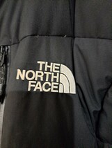 クリーニング済　ダウンジャケット ノースフェイス ブラック THE NORTH FACE 黒 ヌプシ　ロングダウン　メンズL　_画像4