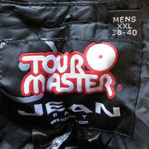 大きいサイズ【TOUR MASTER】ツアーマスター バイク ウェア プロテクター 黒 ブラック レインガード パッド メンズ パンツ XXL/Y5623BBの画像8