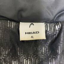 【HEAD】 ヘッド 中綿入りジャンバー ジップアップジャンバー オレンジ系 防寒 厚手 裏地 アルミ加工 保温 メンズ サイズ4L/Y6184 RR_画像8