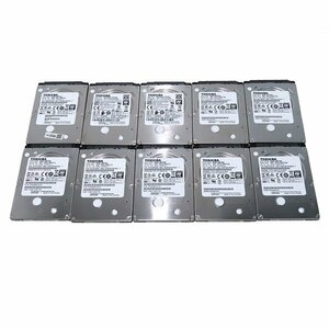 TOSHIBA HDD 500GB 10個セット 2.5インチ 7mm 内蔵型 健康状態:正常 使用1000-10000時間以下 中古 東芝