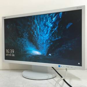 ☆【良品】NEC LCD-AS223WM ワイド液晶モニター 21.5インチ フルHD（1920x1080） DVIx1/D-Subx1/HDMIx1 ケーブル付属 動作品