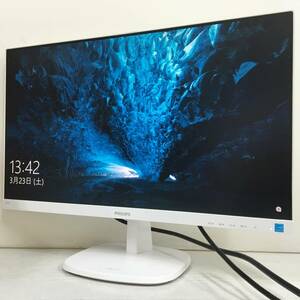 ☆【美品】PHILIPS 243V7QDAW/11 ワイド液晶モニター 23.8インチ フルHD（1920x1080）DVIx1/D-Subx1/HDMIx1 動作品