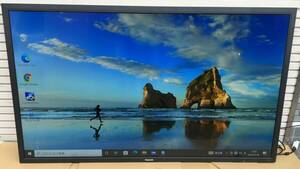 ☆【美品】Panasonic TH-84LQ70LJ ワイド液晶モニター 84V型 4K（3840x2160）2017年製 DVI/D-Sub/HDMIx4/DisplayPort スタンド付属 動作品