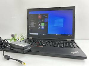 【良品 15.6インチ】Lenovo ThinkPad L570 20J80009JP『Core i3(7100U) 2.4GHz/RAM:4GB/HDD:500GB』DVDドライブ テンキー Win10Pro 動作品