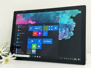 【12.3インチ】Microsoft Surface Pro 6 model:1796『Core i5(8350U) 1.7Ghz/RAM:8GB/SSD:256GB』Wi-Fi Win10 動作品※難あり
