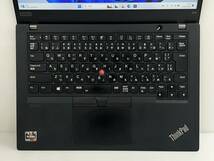 【良品 13.3インチ】Lenovo ThinkPad X13 20UGS24L0G『AMD Ryzen 5 Pro(4650U)2.1GHz/RAM:16GB/NVMe SSD:256GB』フルHD Win11 動作品_画像6