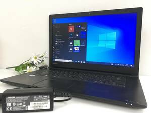 ☆【良品 15.6インチ】 TOSHIBA Dynabook B65/M PB65MRA43L7AD11『Core i7(8550U) 1.8GHz/RAM:8GB/SSD:128GB』 Windows10Pro 動作品