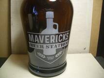 【硝子器】パッキン付のボトル型の保存瓶●持ち手付き●未使用品●マーベリックス●MARVERICKS BEER STATION●デッドストック？●倉庫品_画像5