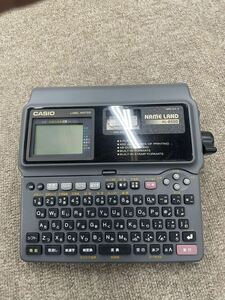 【中古】テプラ　ネームランド カシオ CASIO テープ付き　箱付き　文房具　事務用品　ラベル