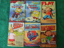 く既読品★★『Sponge Bob』『Flat Stanley』 ×６冊セット★★　多読用まとめ売り 米国児童洋書 ◆◆送料無料◆◆ 英語ペ ーパーバック　_画像1