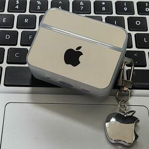 AirPods Pro 2 カバー クリアシルバー黒 エアポッズ ソフト ケース