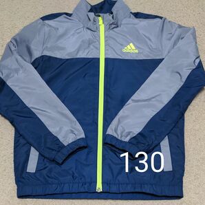 アディダス adidas ウィンドブレーカー ナイロンジャケット 130