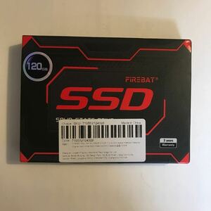 SSD 2.5インチ SATA III 120GB FIREBAT SSDドライブ 2.5inch SATA3 120ギガバイト 新品 未使用 未開封 デスクトップ ノートパソコン 7mm ③