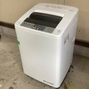 HITACHI NW-80B 日立 全自動洗濯機 縦型 8㎏ 中古品 2018年製 白 ホワイト 風脱水 白い約束 シャワー浸透洗浄　家財宅急便　/ 町田市引取