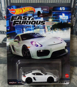 HotWheels PREMIUM FAST & FURIOUS Porsche 718 Cayman GT4　ホットウィール ワイルドスピード ポルシェ 718 ケイマン GT4　　///(045)