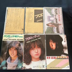 ◆カセットテープ国内版◆中森明菜［バリエーション（変奏曲）、プロローグ（序幕）、New akina（エトランゼ）］の画像4