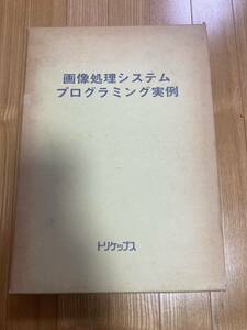 画像処理システム　プログラミング実例　トリケップス　昭和60年　定価100.400円