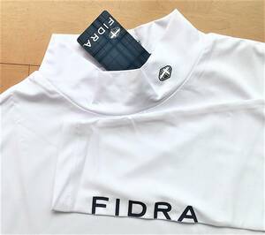 *FIDRA* Fidra * long sleeve mok neck undershirt *L* white 