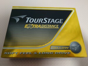 新品・未使用！ ブリジストン ツアーステージ　TOURSTAGE EXTRA DISTANCE エキストラディスタンス 1ダース (イエローボール)