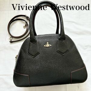 ■美品■2way Vivienne Westwood 　ヤスミンバッグ　本革　黒