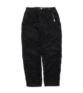 【1スタ】新品未使用 定価18,700円 Size 32 THE NORTH FACE PURPLE LABEL Corduroy Wide Tapered Pants NT5155N BLACK ザ ノースフェイス