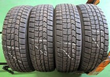 送料無料　スタッドレス　175/65R15　DUNLOP　WM02　2021年製　4本セット　8～8.5mmぐらい_画像1