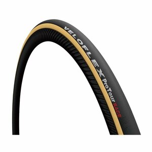 VELOFLEX ヴェロフレックス PROTOUR RACE プロツアー レース TU TIRE チューブラー タイヤ 黒 x ベージュサイド 23mm