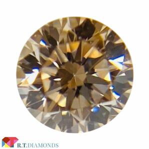 LIGHT ORANGE 0.124ct RD/RT2584/CGL