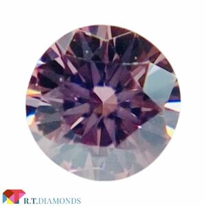 FANCY INTENSE PURPLISH PINK 0.063ct RD/RT2620/CGL