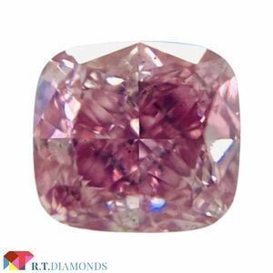 FANCY VIVID PURPLISH PINK 0.197ct X/RT2642/CGL