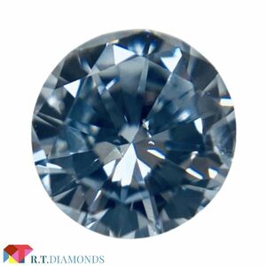FANCY BLUE 天然ブルーダイヤモンド 0.274ct RD/RT2653/CGL