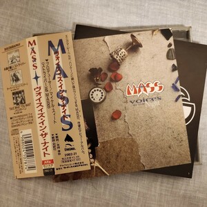 ☆　マス　ヴォイスィズインザナイト　旧規格帯付　massハードロック　ヘビーメタル　hurricaneハリケーン 国内盤 帯付 CD