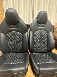 【中古美品】アウディ S6 ４G 後期 純正シート左右 