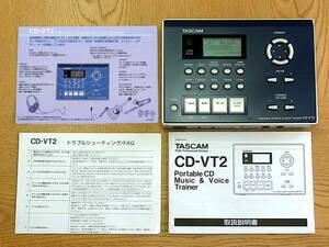 TASCAM/タスカム CD-VT2 ポータブル CD ミュージック&ボイストレーナー 送料￥520